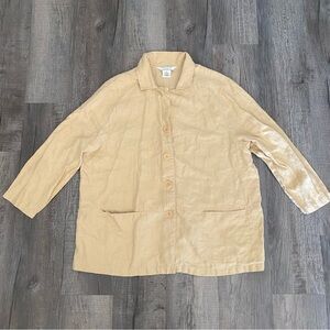 John Paul Richard Linen Button Front Shirt 2X